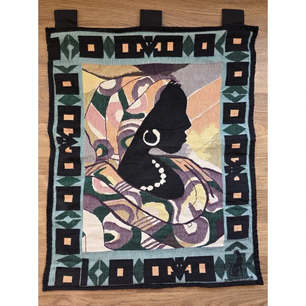 Wall Tapestry Woven African 25